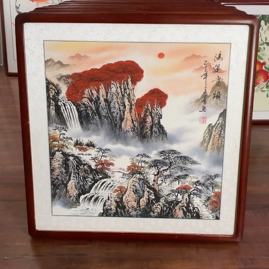 国画带框尺寸63*63厘米