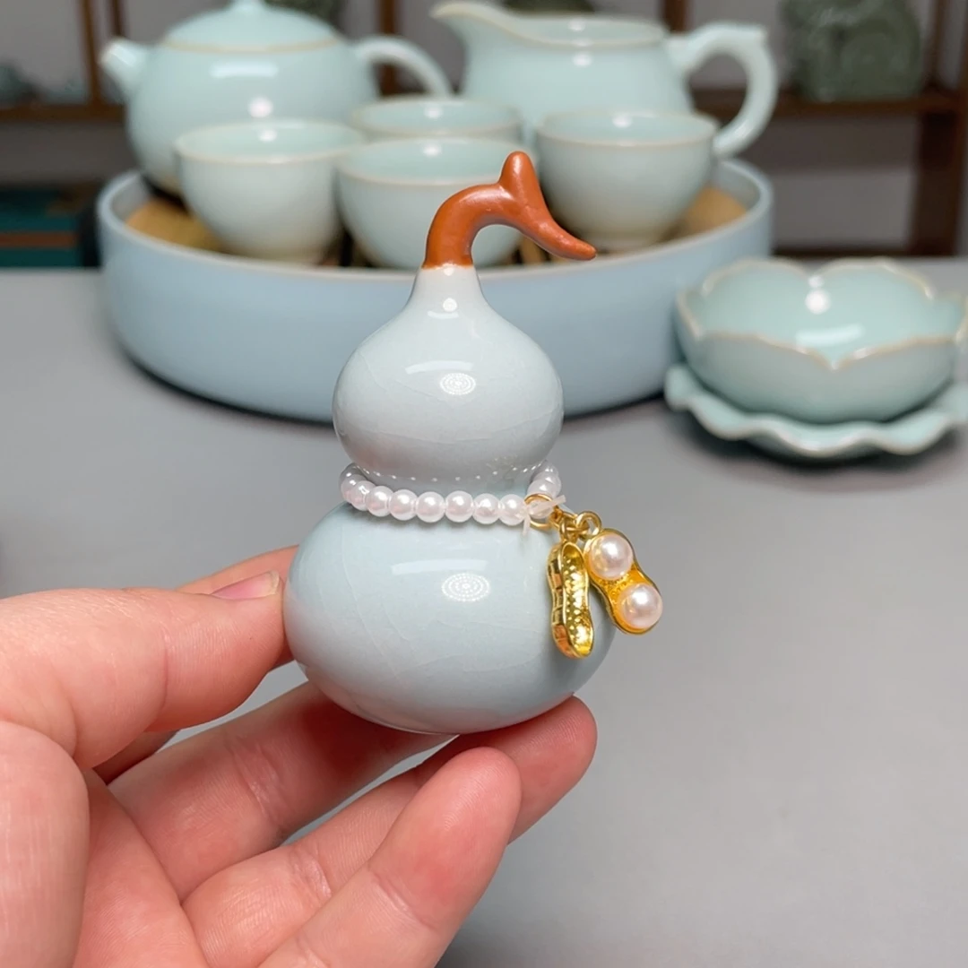 瓷小葫芦茶摆