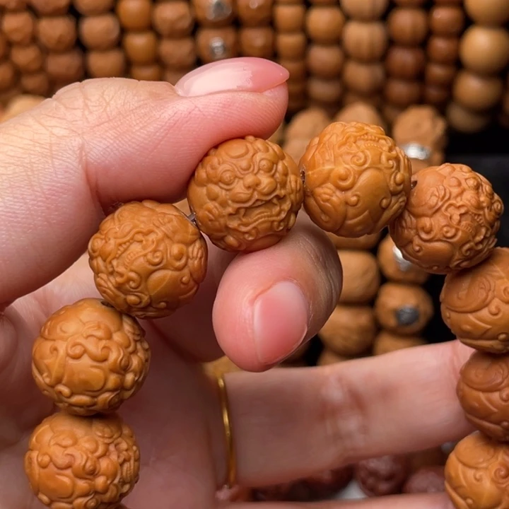 猴头核桃手串体验款横版貔貅