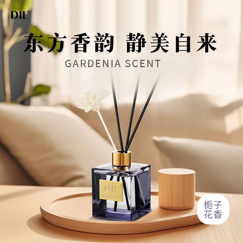 DIL奢华香薰家用室内酒店卫生间卧室摆件栀子花持久留香高级香水