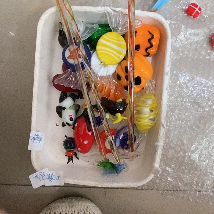 玻璃颈饰?*乐琉璃摆件