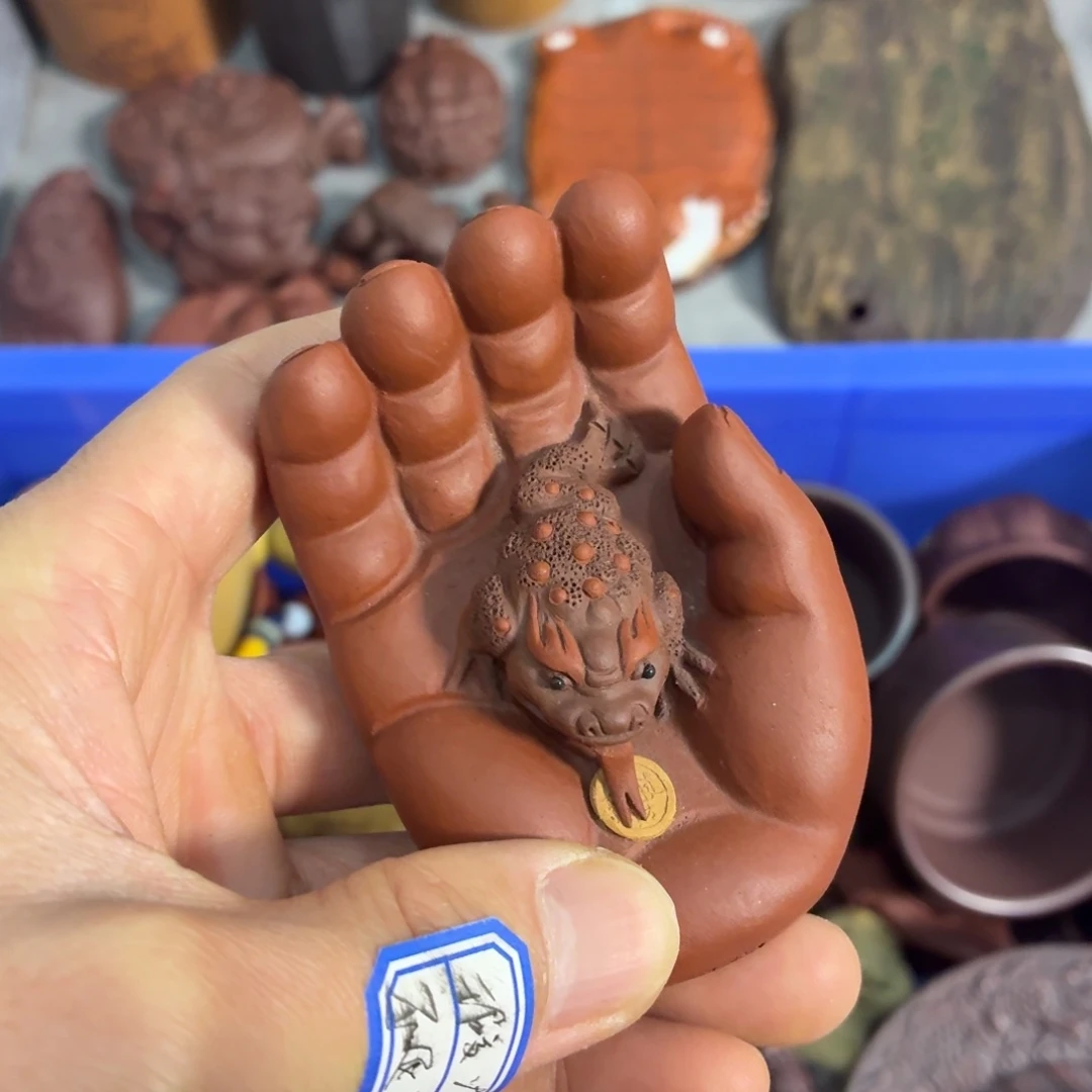 紫砂茶杯瑕疵不退不换介意勿拍