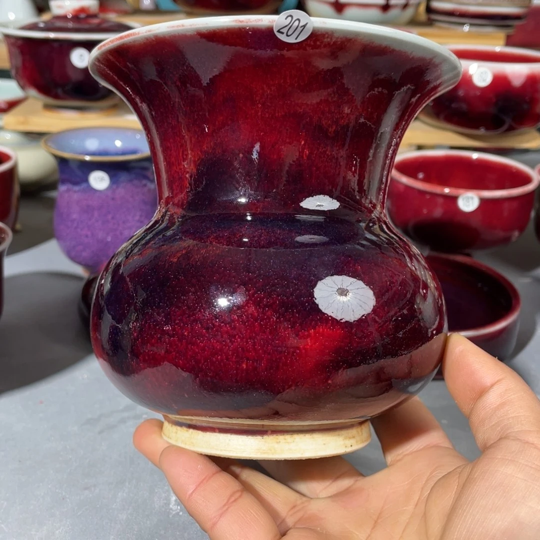 瓷片纯手工制作……微微瑕