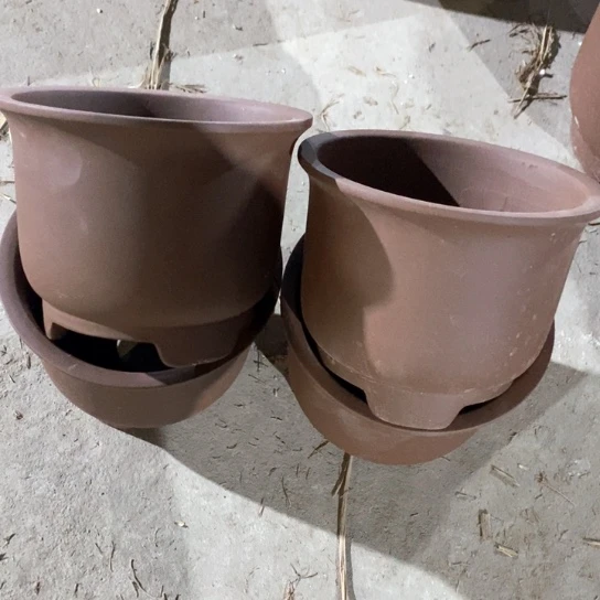 紫砂花盆50-4。 16/13。