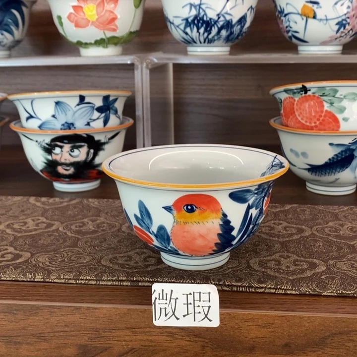 釉下老陶泥手工绘制