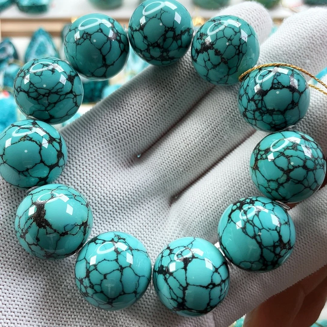 绿松石未镶嵌车挂