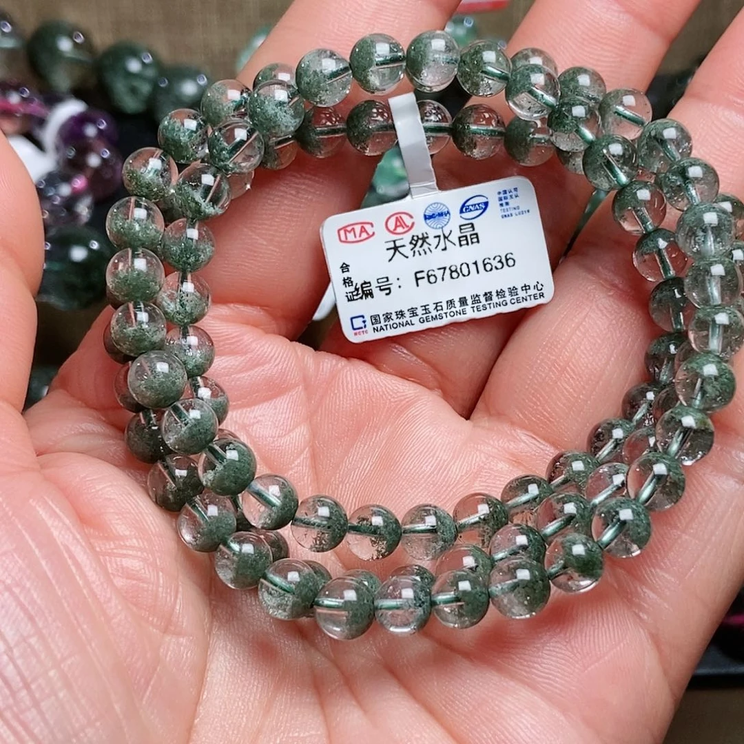 水晶手链未镶嵌三圈6➕