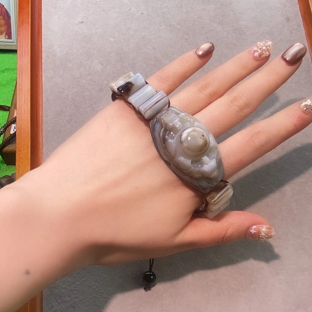 玛瑙/玉髓未镶嵌手链