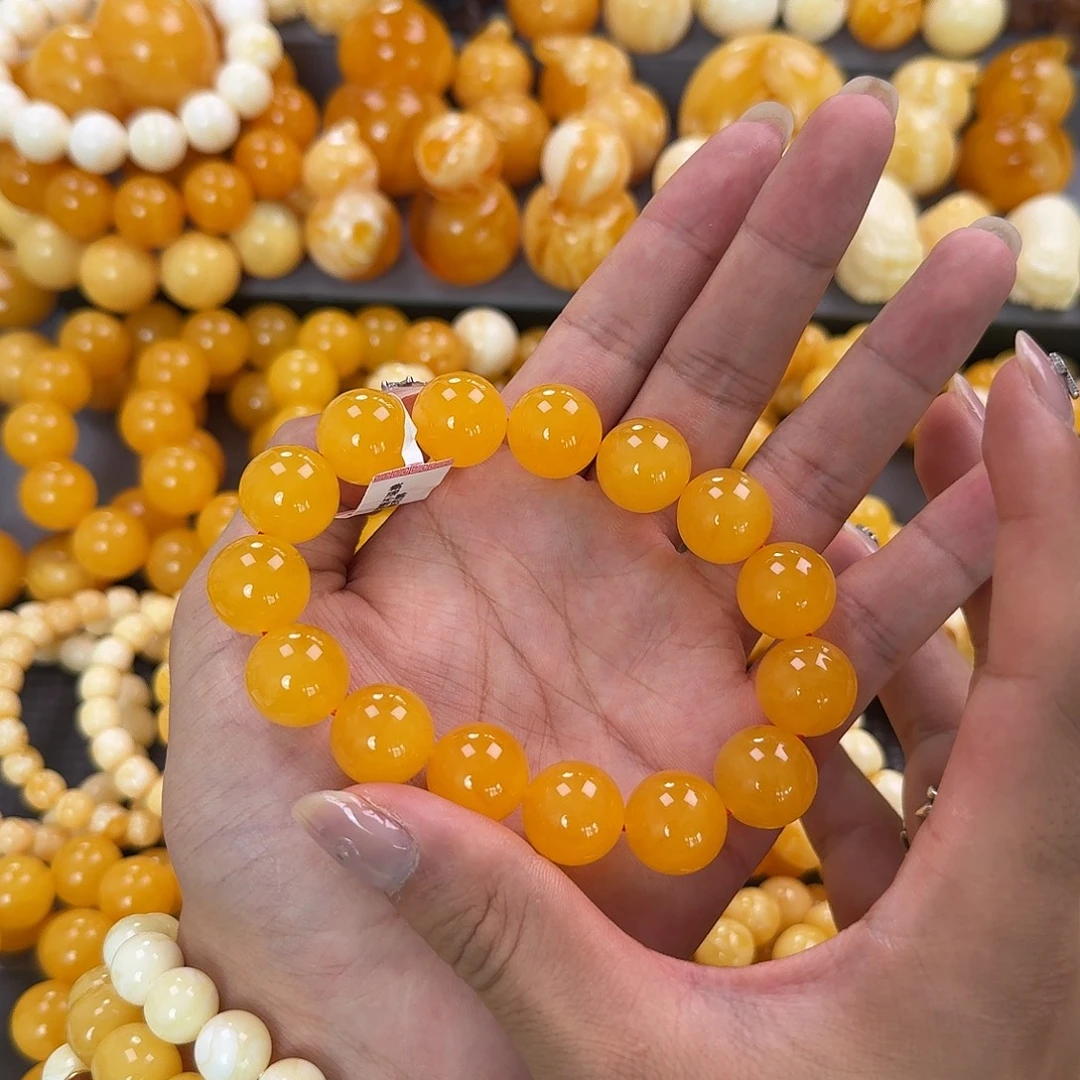 蜜蜡未镶嵌珠宝奇石同料16mm