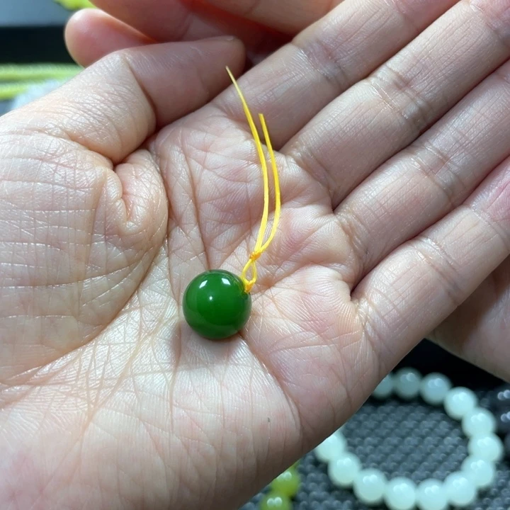 和田玉（碧玉）手链未镶嵌煎****?