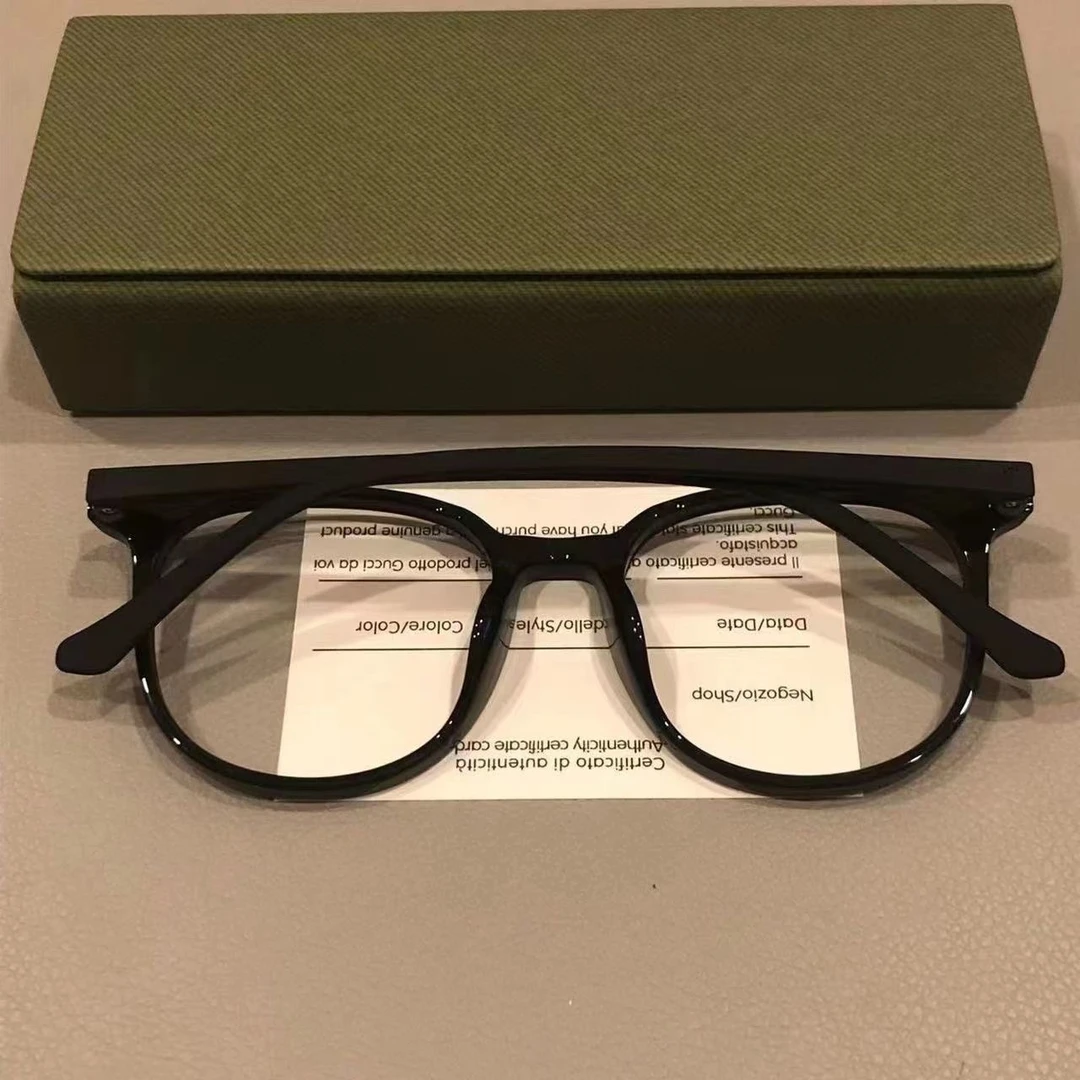 素颜显白栗子棕！复古温柔小众可配度数近视眼镜防蓝光ins框架男女