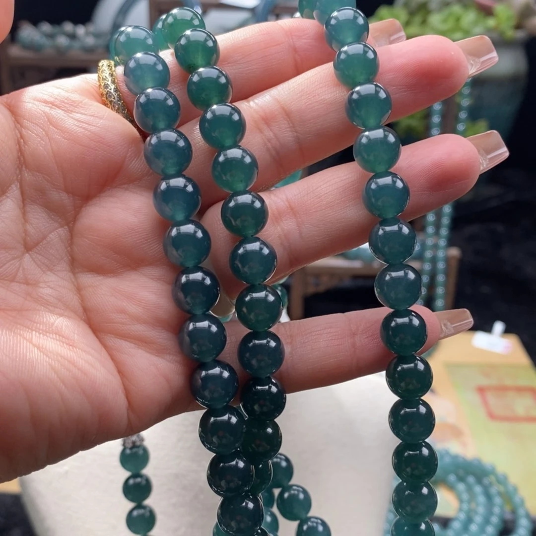 翡翠散珠永*卡10项链