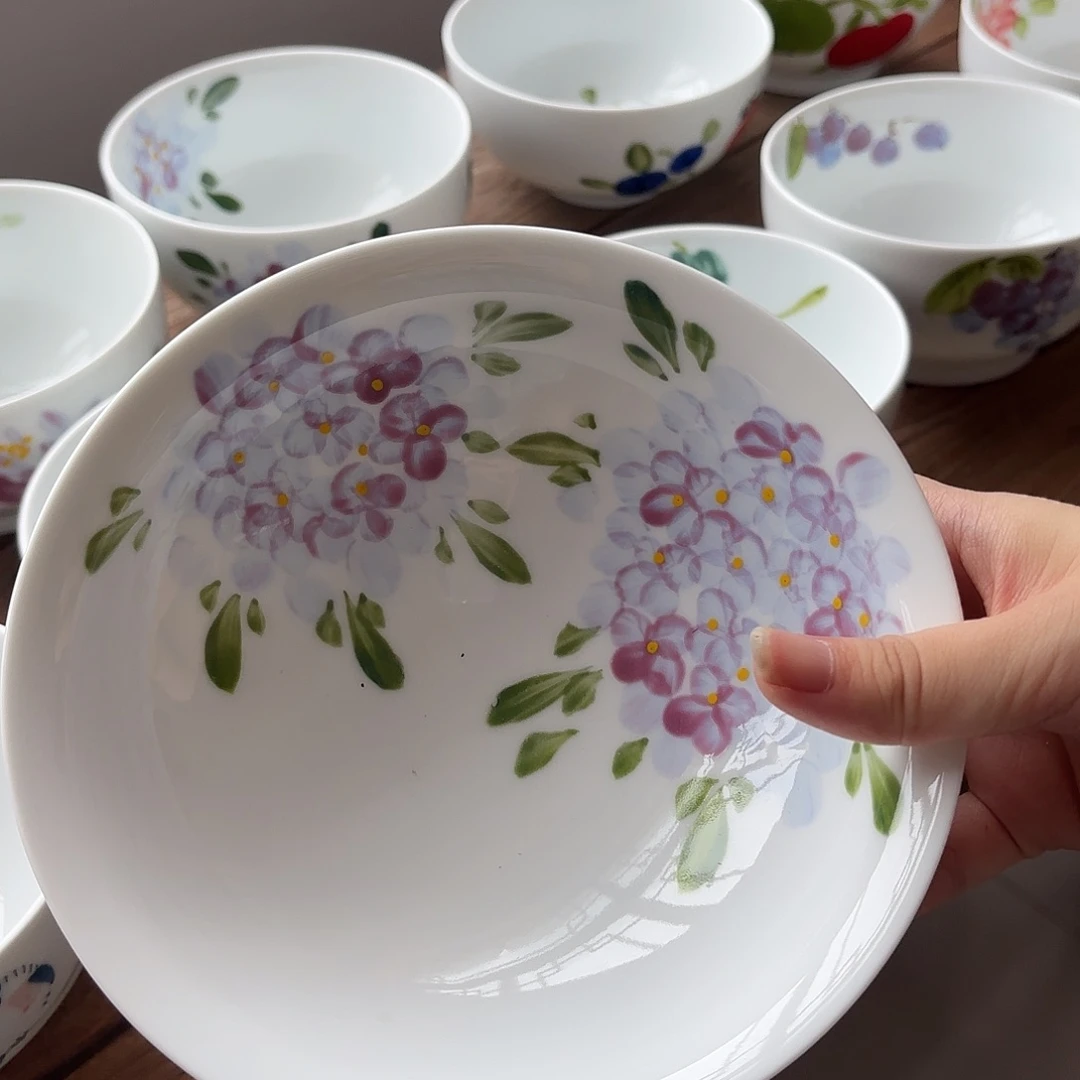 摆件景德镇陶瓷手绘餐具