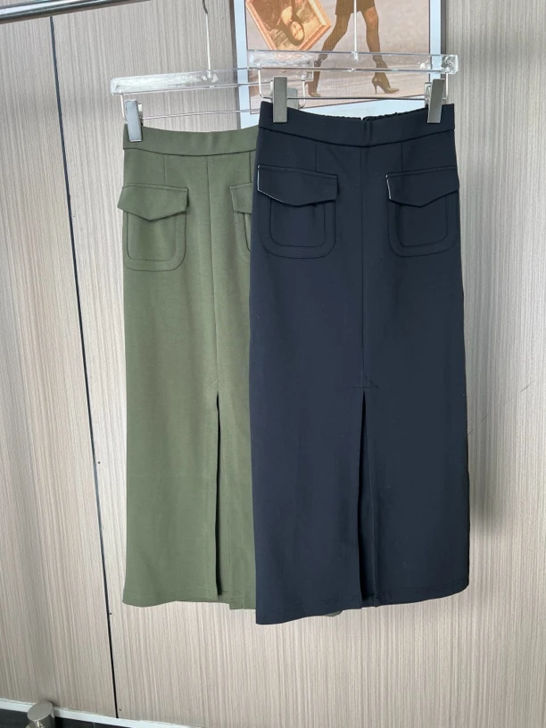 9305品牌撤柜女装FG时尚设计款针织半身裙