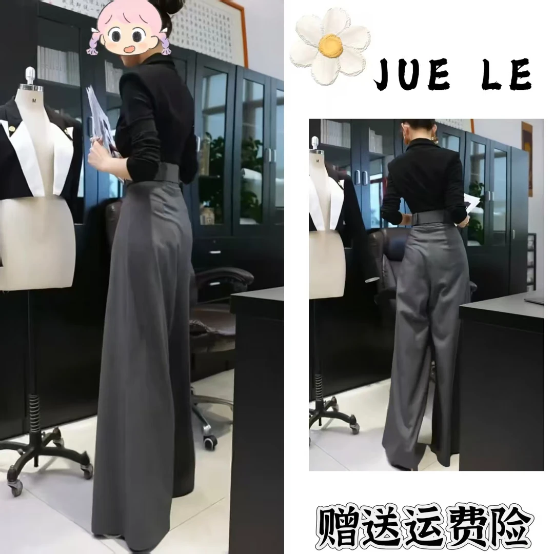 2025秋季新款时尚显瘦气质女士网红洋气两件套百搭款D22051