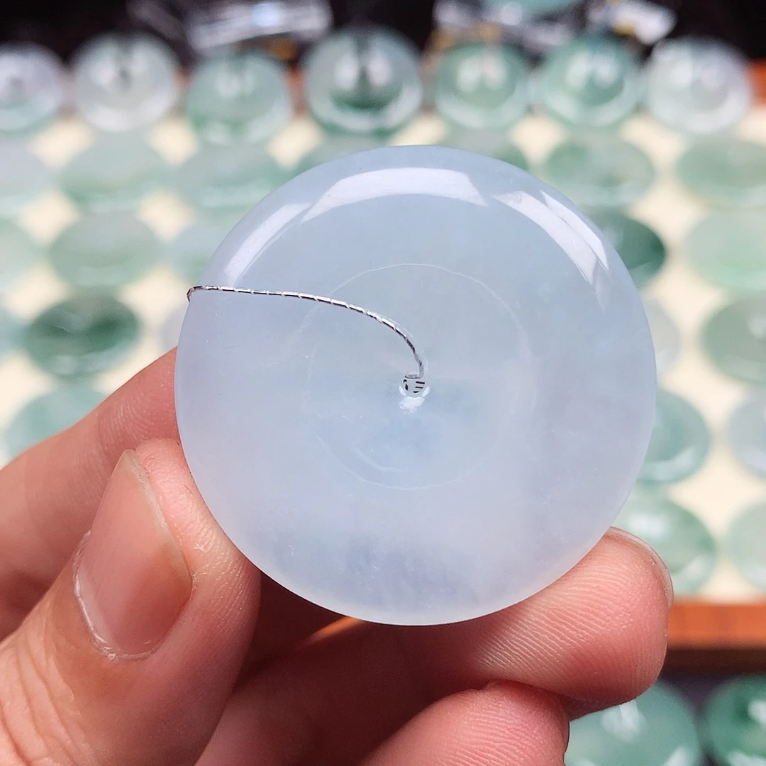 颈饰未镶嵌翡翠37.2-5.8mm