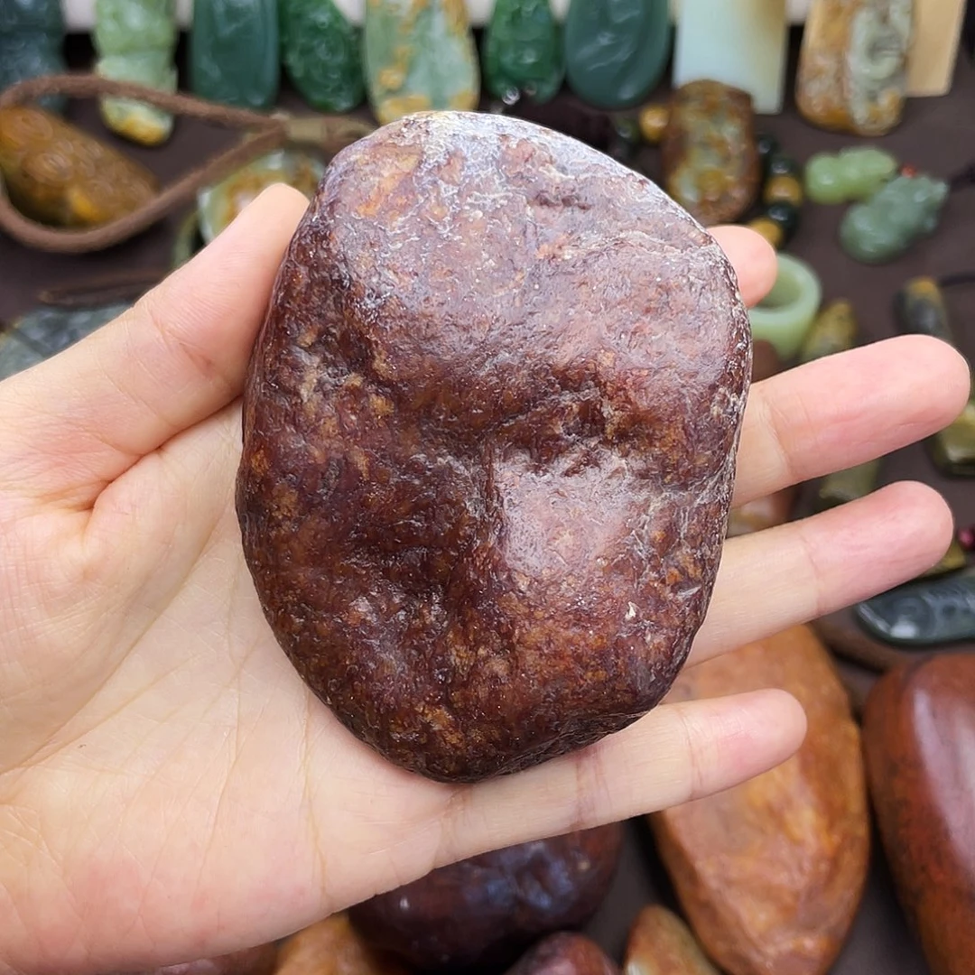 玉***8岫岩河磨玉（透闪石质玉）未镶嵌颈饰