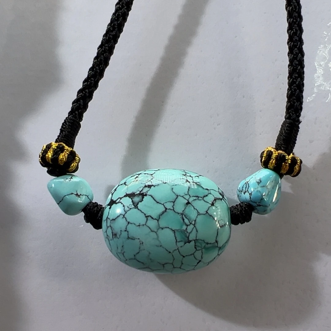 绿松石未镶嵌挂件