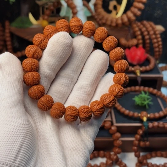 吊坠桃核14荔枝手串