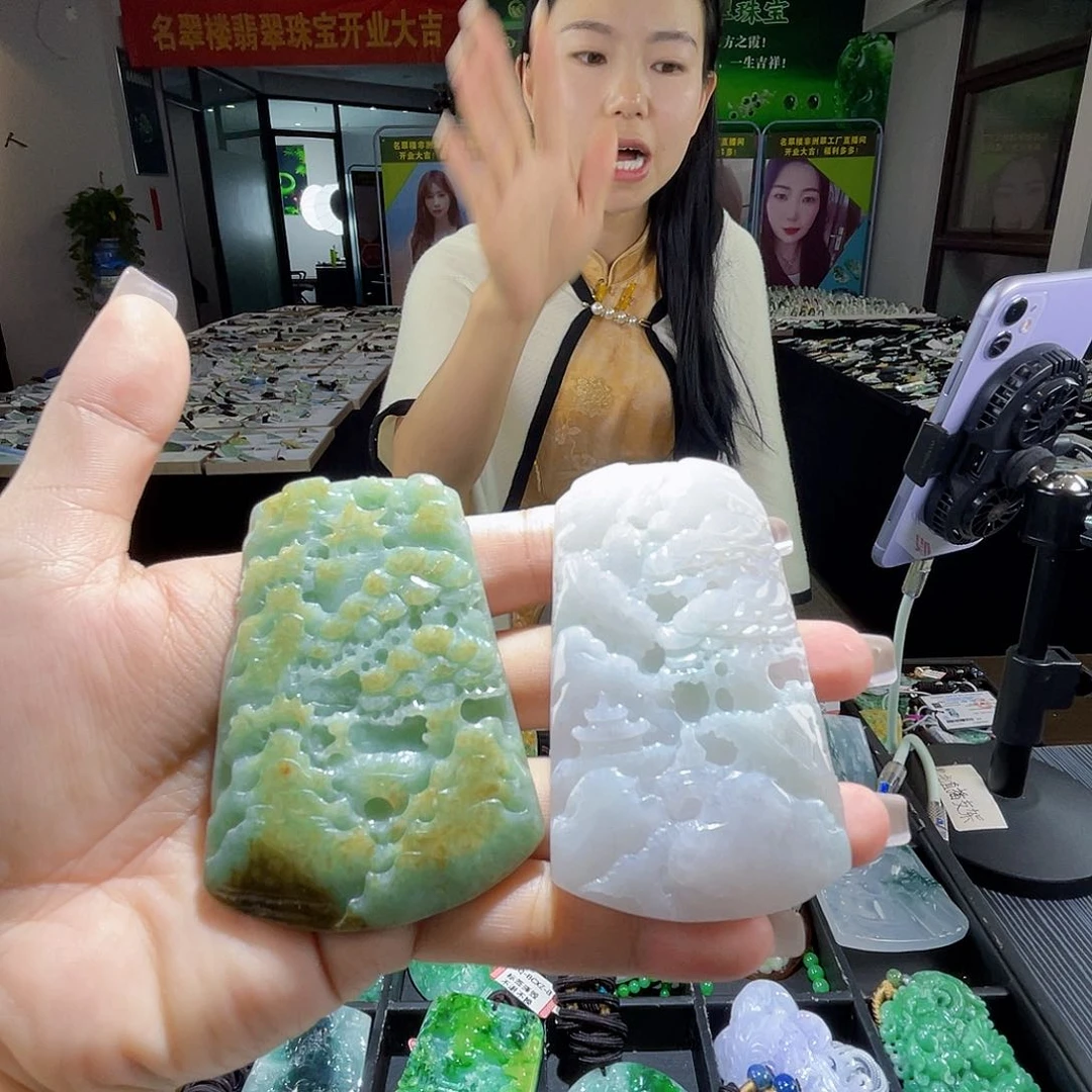 颈饰未镶嵌翡翠多样性随机发货