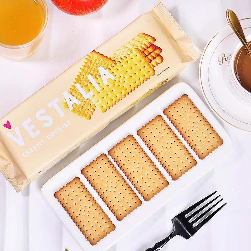 俄罗斯进口慈润尼牌维斯塔利亚巧克力味饼干办公室下午茶休闲点心