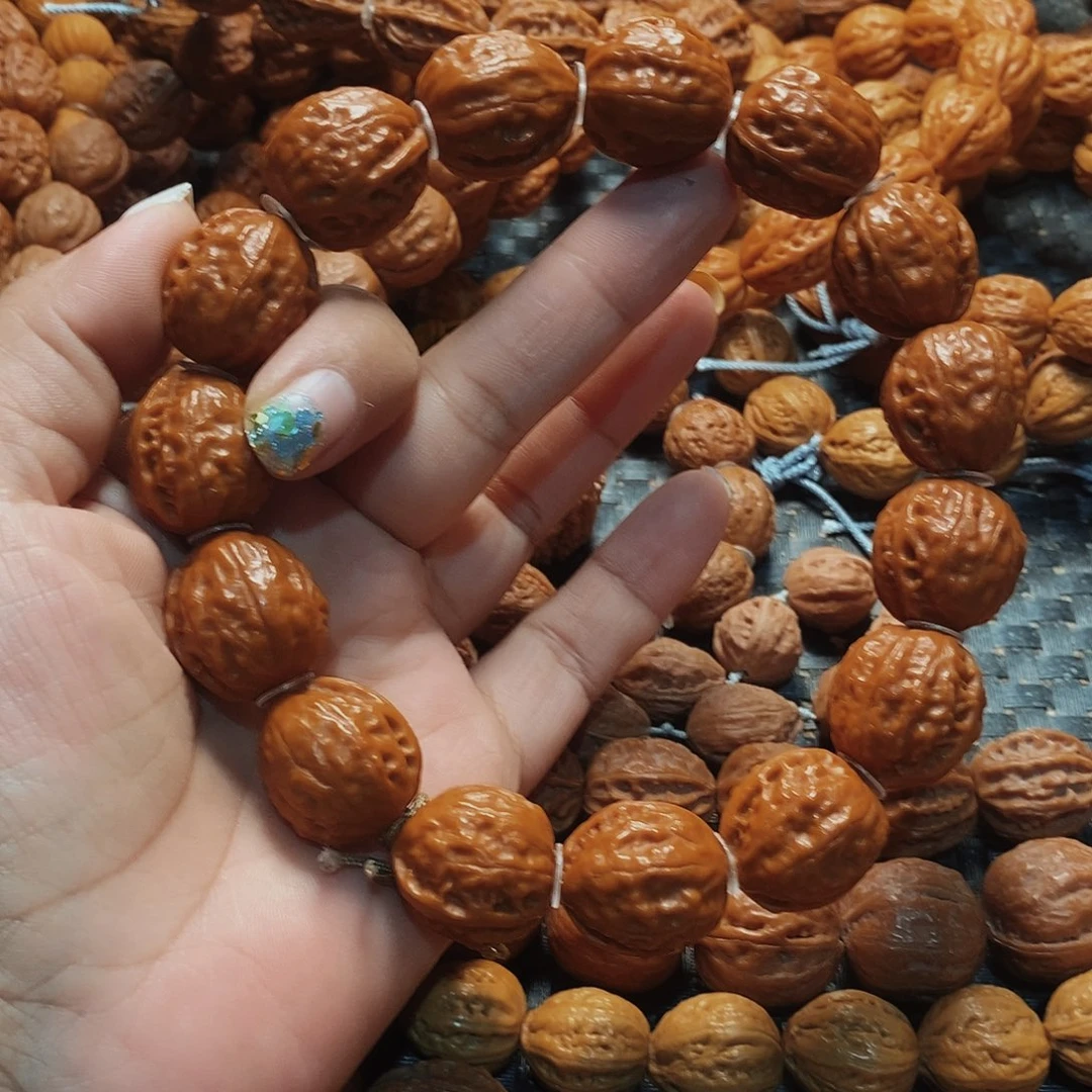 F***.文玩核桃手串荔枝纹