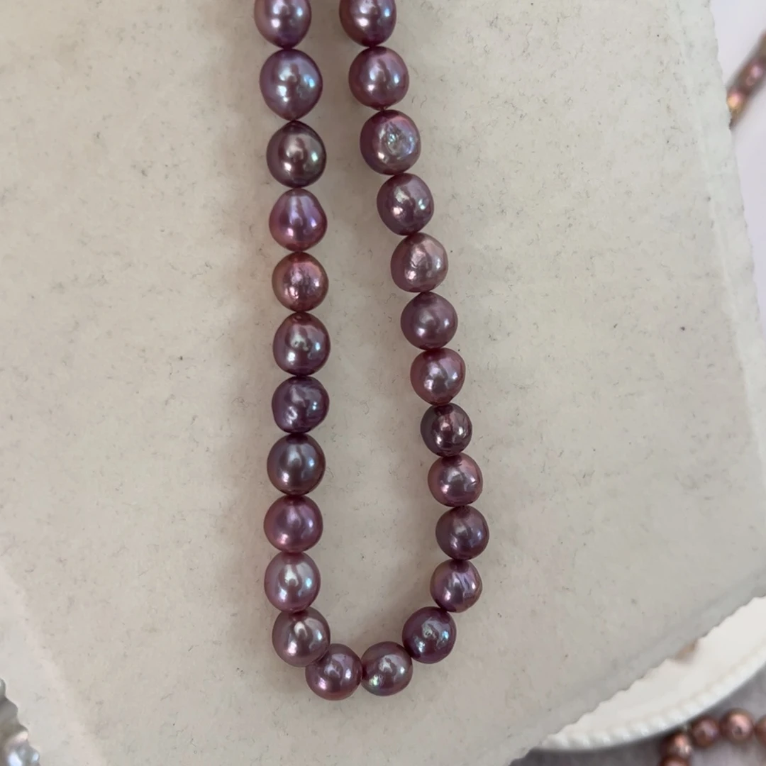 淡水珍珠耳环银S925镶嵌