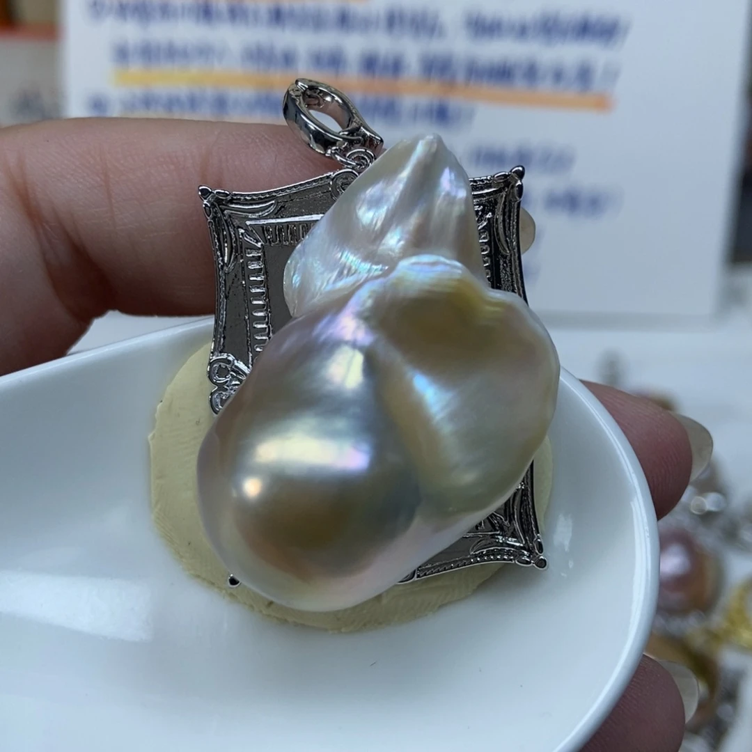 淡水珍珠吊坠(不含链)合金福利415