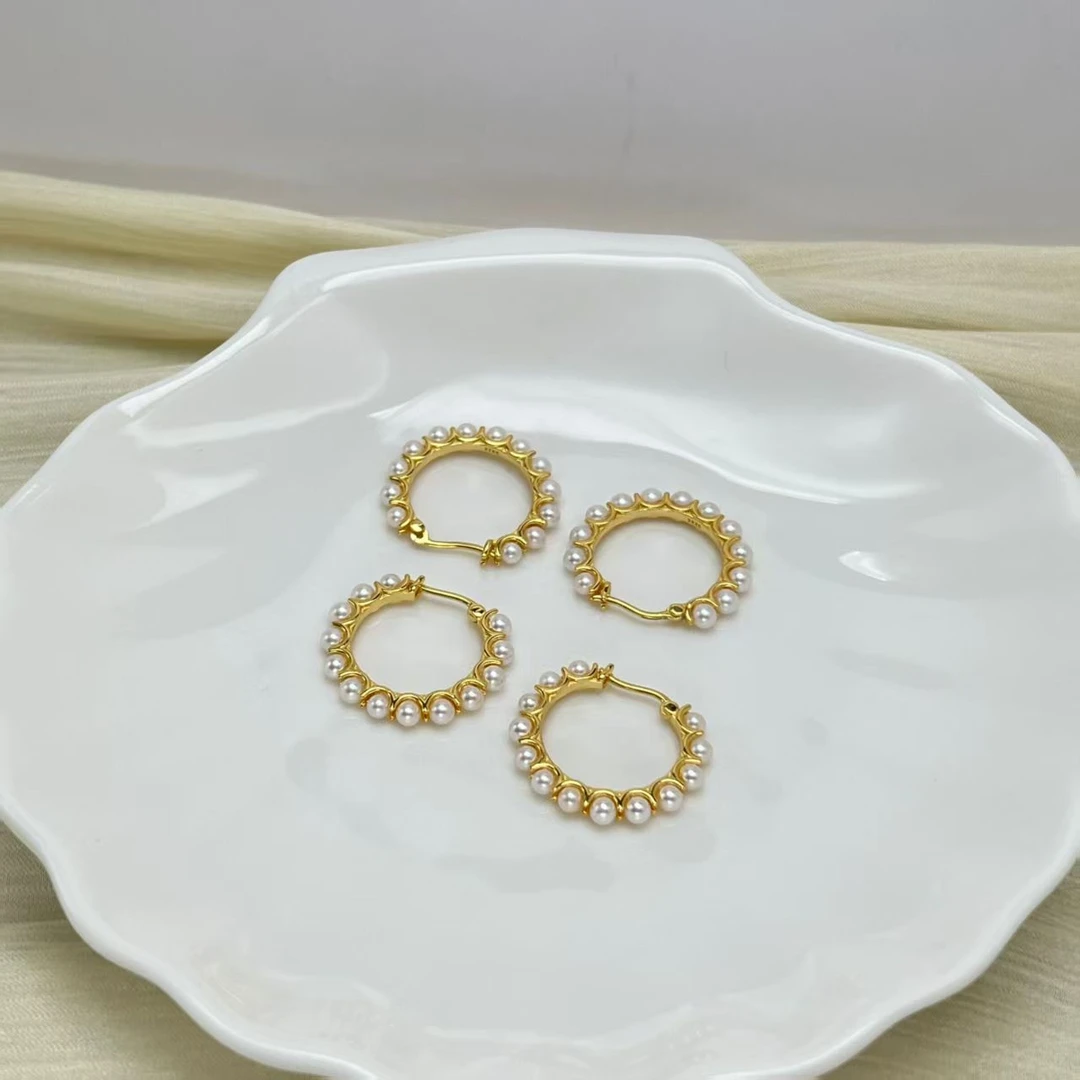 【北野珠宝】天然淡水无核珍珠耳包-B07H-530多样性发一3mm