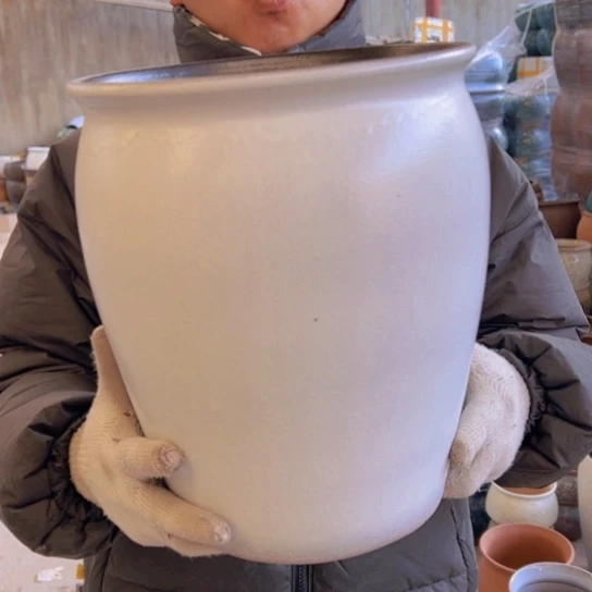 紫砂花盆高30口25———-