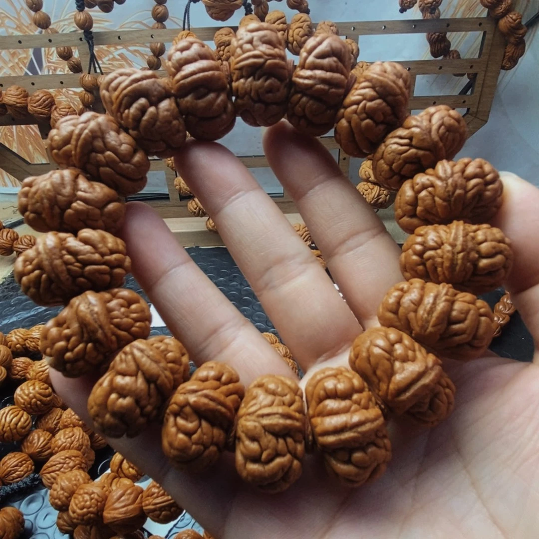 花***阳吊坠文玩核桃龙纹桃核