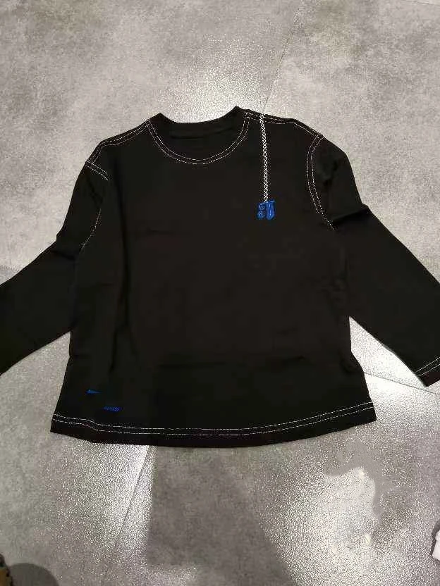 中大童潮童几9061时尚百搭韩版圆领长袖T休闲黑色上衣秋冬秋季