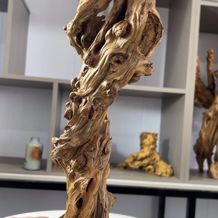 木石榴木榴疤风化摆件