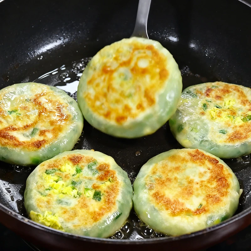【外酥里嫩】韭菜鸡蛋馅饼脆皮速冻煎饺速食韭菜盒子金黄焦脆速冻ST
