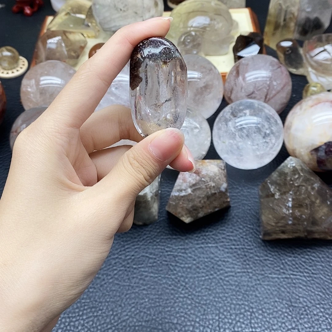 未镶嵌水晶珠宝半成品63水晶石