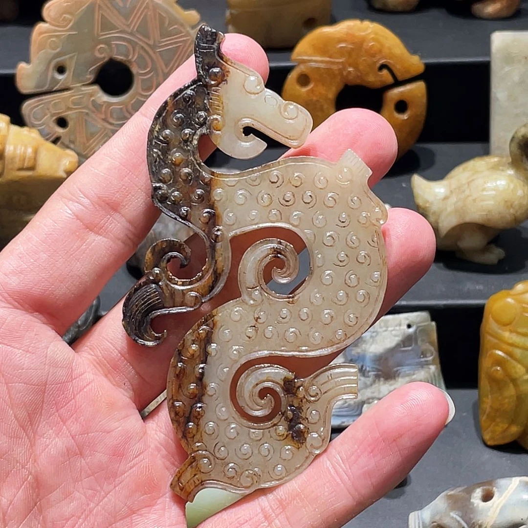 已***置和田玉（糖玉）未镶嵌挂件