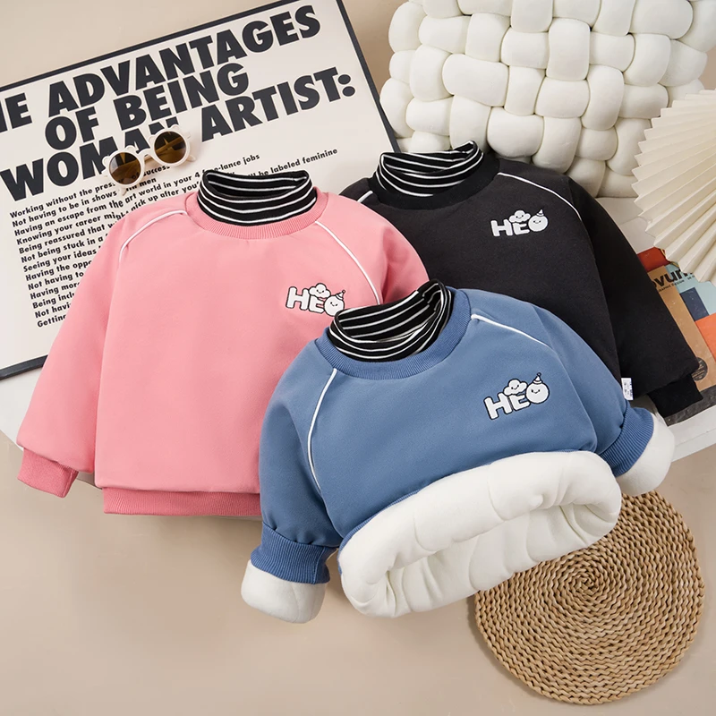 儿童套头棉袄内胆棉服女童加厚棉衣冬季加绒男童棉袄内胆秋冬款厚