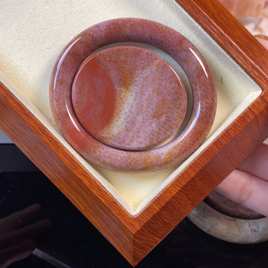 硅化珊瑚（珊瑚玉）未镶嵌手镯800