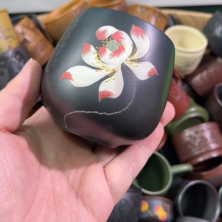 茶杯紫砂全手工紫砂主人杯