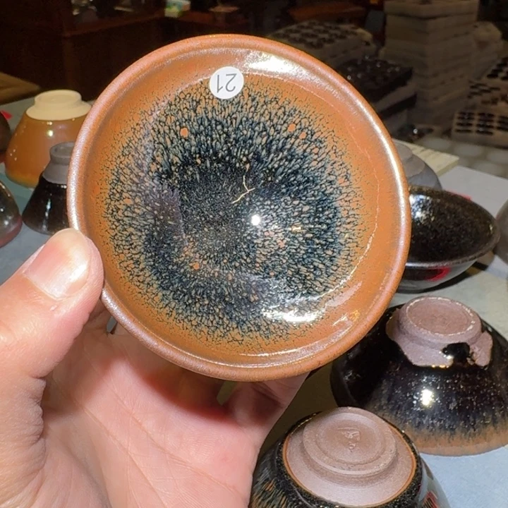 茶盏建窑建盏主人杯