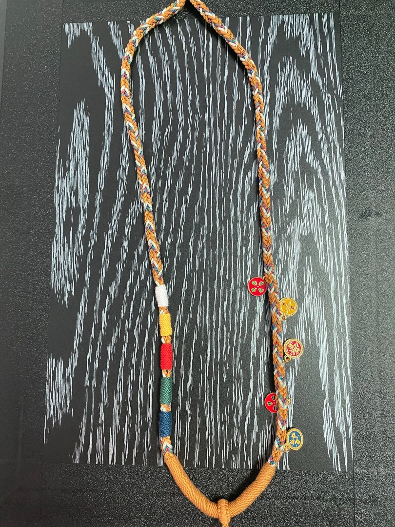 非金属棉绳项链 【选绳子专属链接】，结缘唐卡在直播间确认款式
