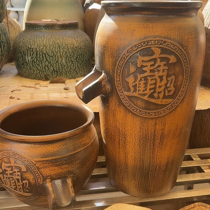 粗陶口径19/39，20/17进水口2.5厘米