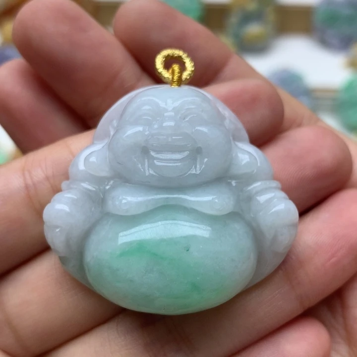 颈饰未镶嵌翡翠正翡翠