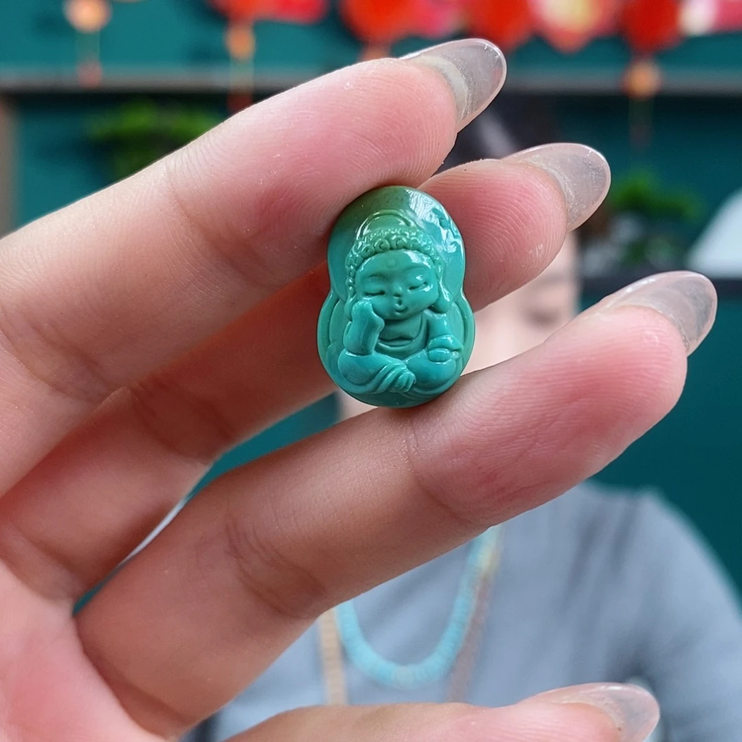 绿松石珠宝奇石未镶嵌