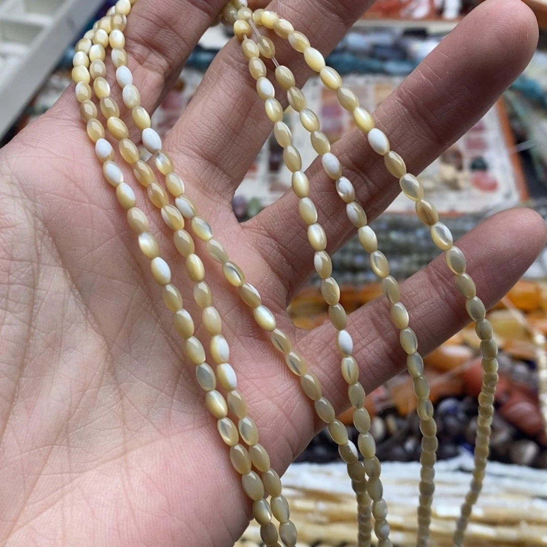 玛瑙/玉髓未镶嵌珠宝半成品一条天然3×5精品老鱼骨小米珠