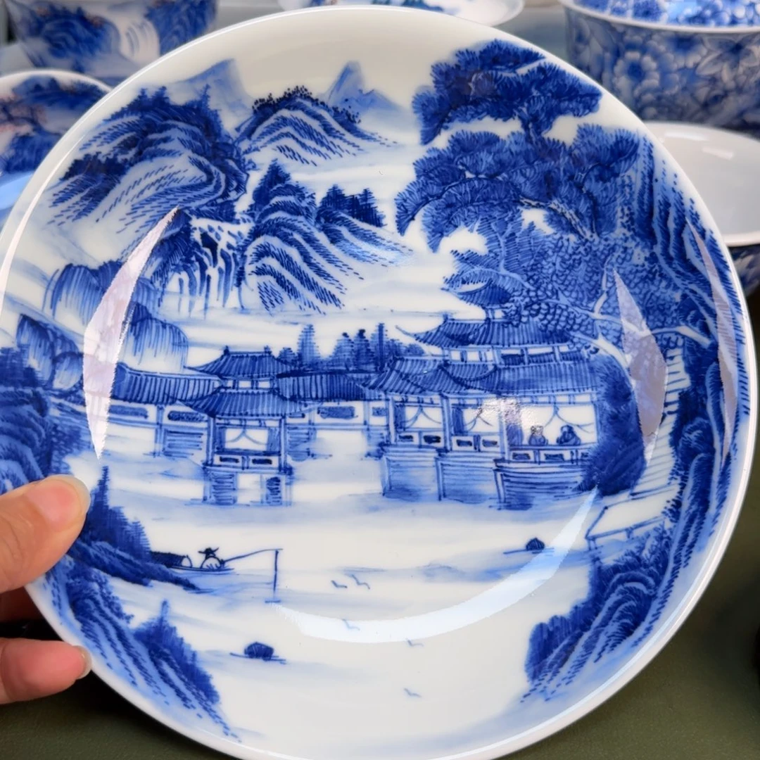 景德镇纯手绘茶具圆圆212
