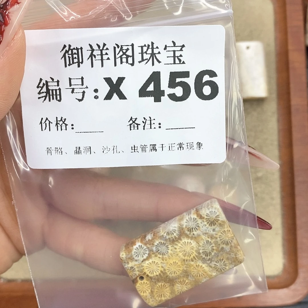 硅化珊瑚（珊瑚玉）颈饰未镶嵌小***