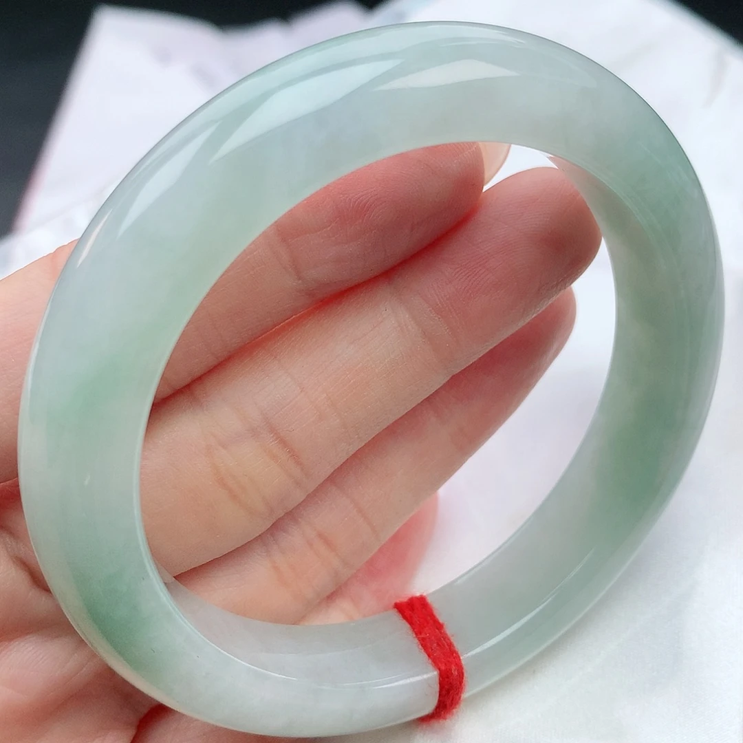 翡翠手镯未镶嵌58圈口100157