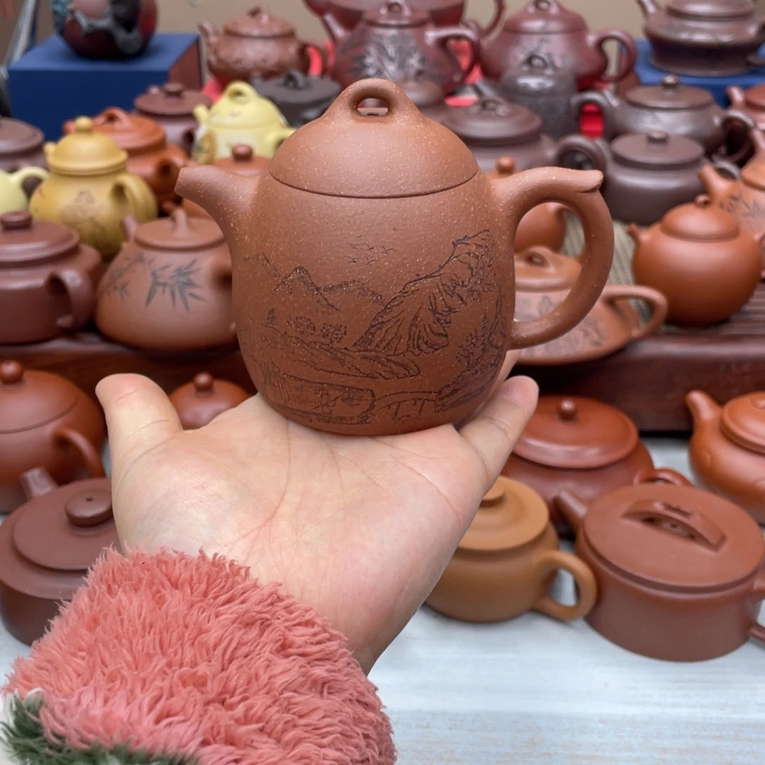 紫砂茶杯拽****鱼紫砂艺术类