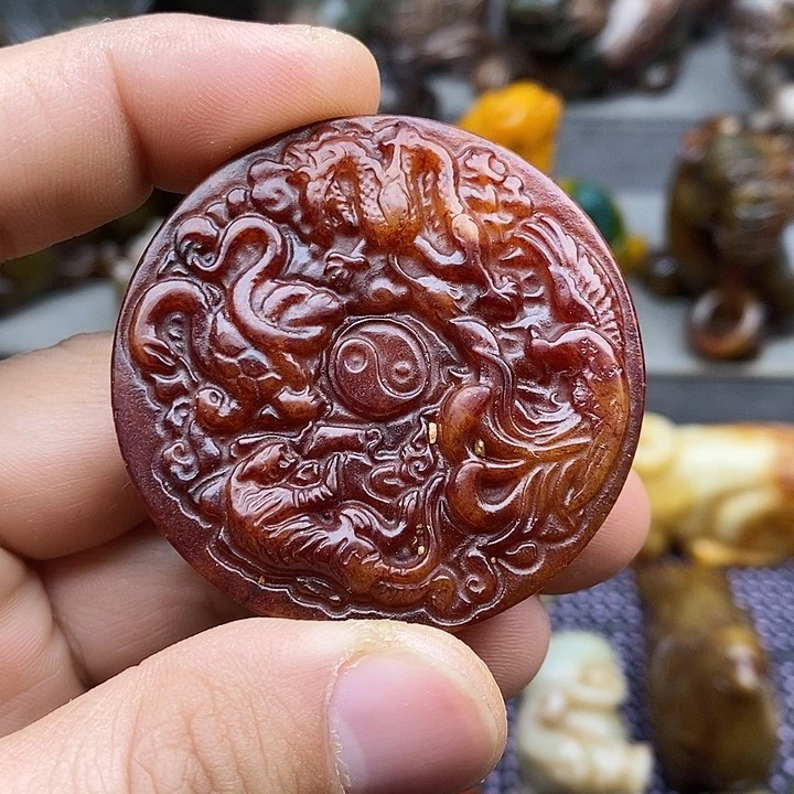 未镶嵌蛇纹石玉颈饰